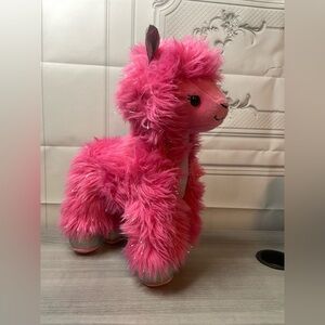 Build-A-Bear Pink Sparkle Llama/Unicorn Plush 11” | Glitter Belly & Hooves